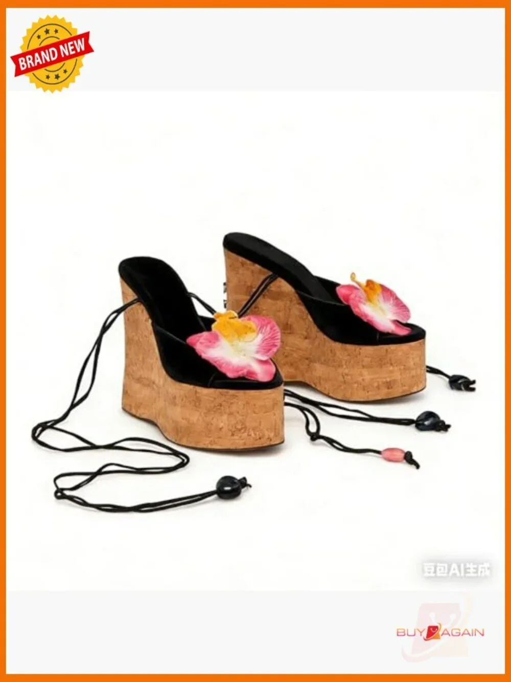 Platform Wedge Sandals Ankle Strap Peep Toe High Heel Party Dance Shoes